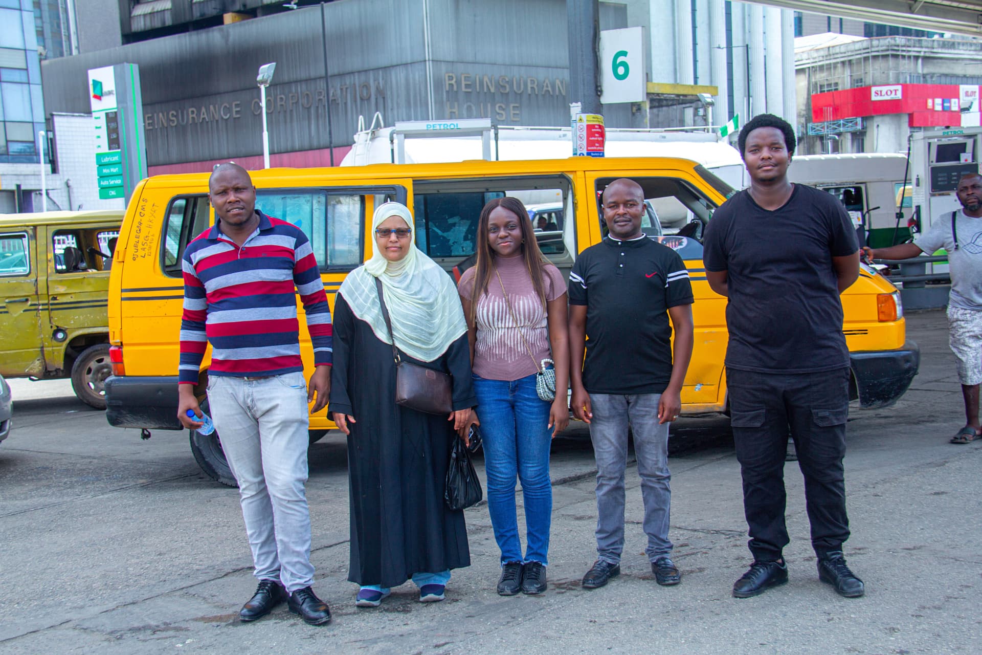 Delegation on a market visit in central Lagos