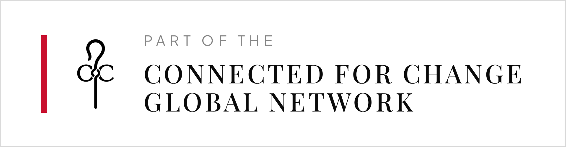 Part of The Connected for Change Global Network